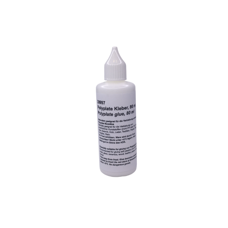 Colle Polyplate, 80 ml - KIBRI 39997  pour modélisme ferroviaire