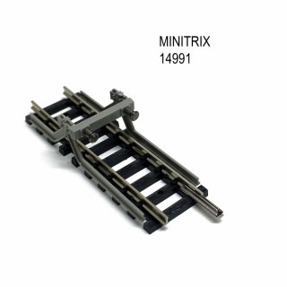 Butoir sur rail droit 50mm -N-1/160-MINITRIX 14991