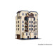 Appartements urbains - VOLLMER 43801 - HO-1/87 pour modélisme ferroviaire