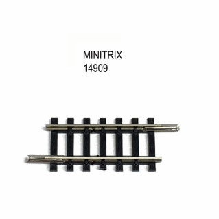 Rail petite droite 33.6mm -N-1/160-MINITRIX 14909