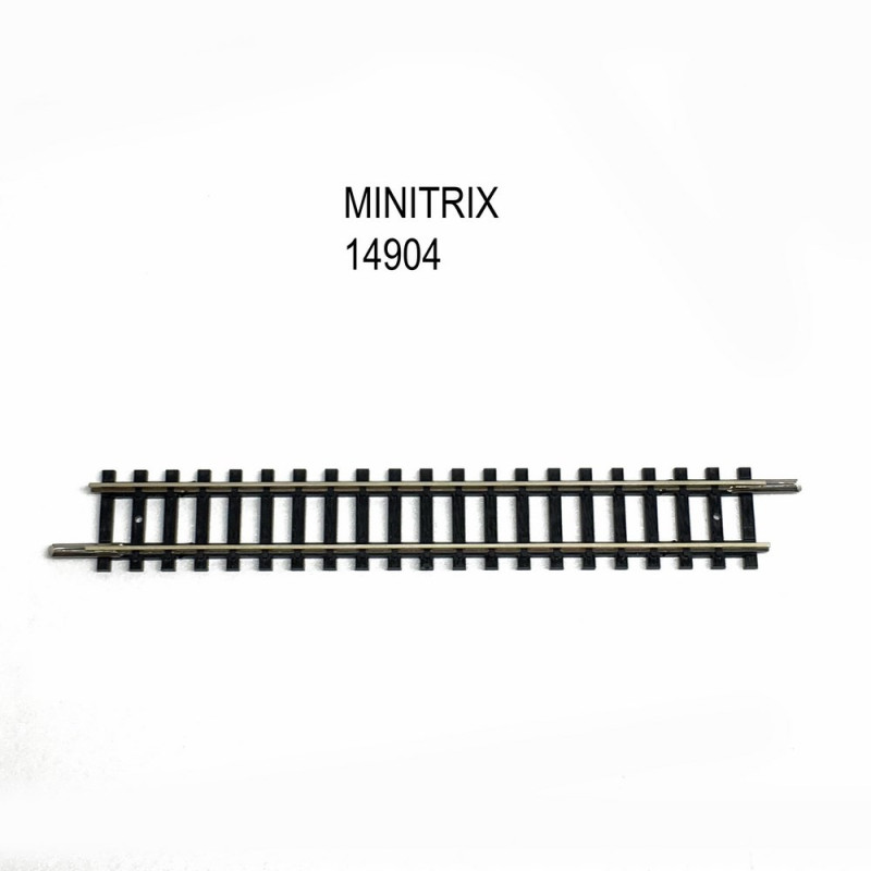 Rail petite droite 104.2mm -N-1/160-MINITRIX 14904