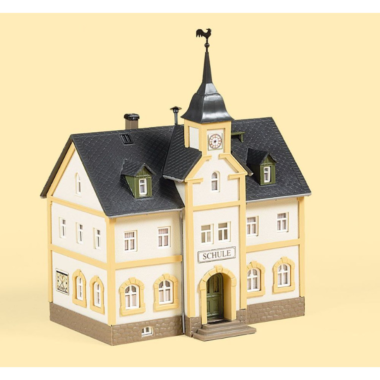 École du village - Auhagen 12353 - HO 1/87, TT 1/120  modélisme, dioramas