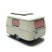 Caravane Eriba roulante, ivoire, stores rouges, 1964 - SAI 2697 - HO 1/87