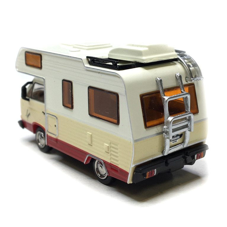 Volkswagen T3 Gipsy camping car, blanc/beige/rouge, 1983 - BREKINA 33975 - HO 1/87