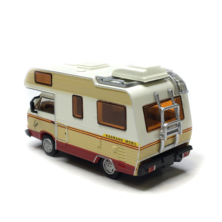 Volkswagen T3 Gipsy camping car, blanc/beige/rouge, 1983 - BREKINA 33976 - HO 1/87