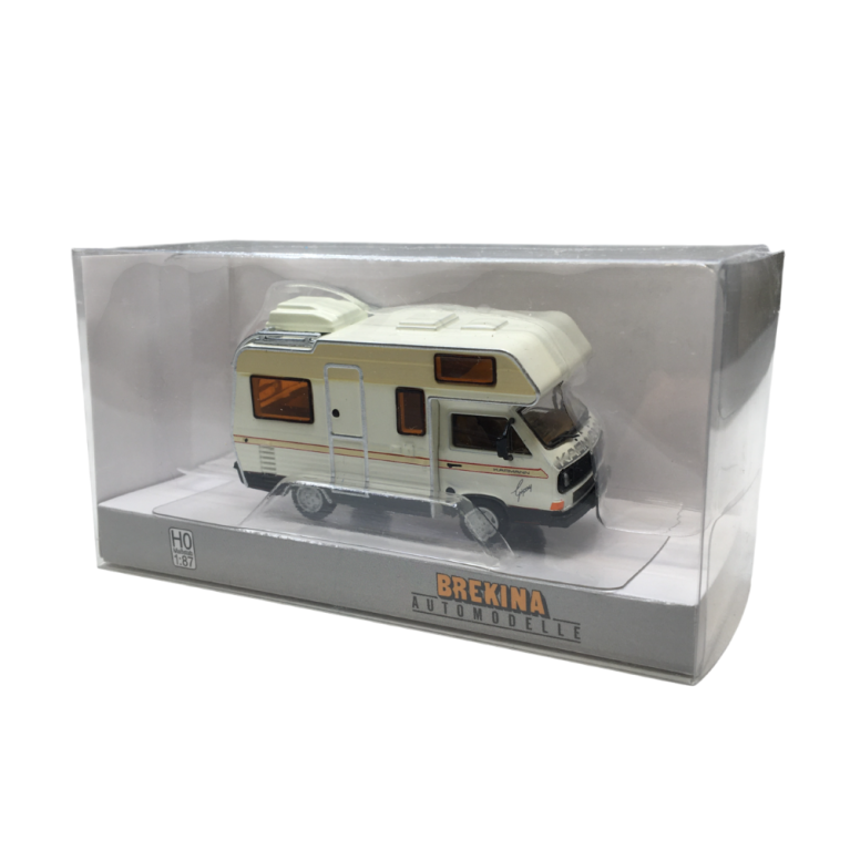 Volkswagen T3 Gipsy camping car, blanc/noir, 1983 - BREKINA 33977 - HO 1/87