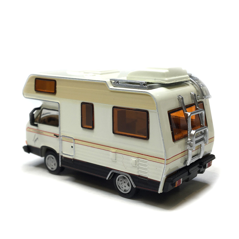 Volkswagen T3 Gipsy camping car, blanc/noir, 1983 - BREKINA 33977 - HO 1/87