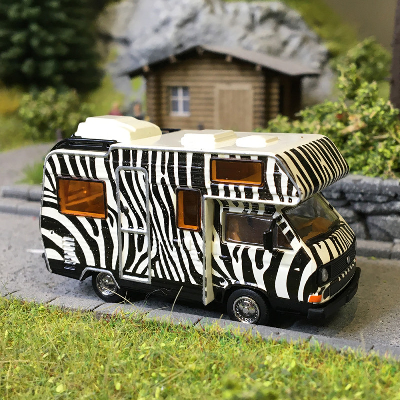 Volkswagen T3 Gipsy camping car, "safari", 1983 - BREKINA 33978 - HO 1/87