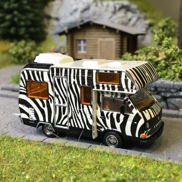 Volkswagen T3 Gipsy camping car, "safari", 1983 - BREKINA 33978 - HO 1/87