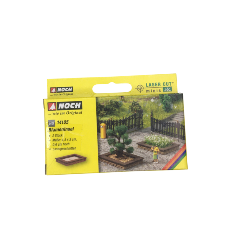 2 parterres de fleurs - NOCH 14105 - HO 1/87