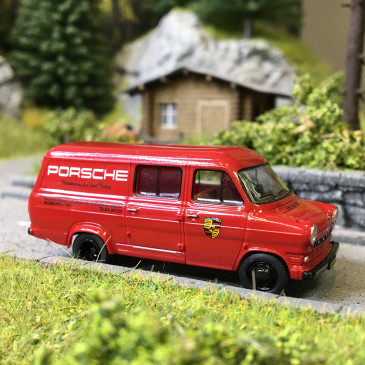 FORD FORD Transit Mk 1, Porsche UK, 1970 - BREKINA 34164 - HO 1/87