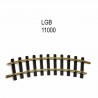 Rail courbe R1 600mm 30 degrés train de jardin -G-1/28-LGB 11000