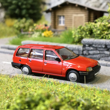 Opel Kadett E Caravan, rouge, 1989 - PCX870497 - HO 1/87