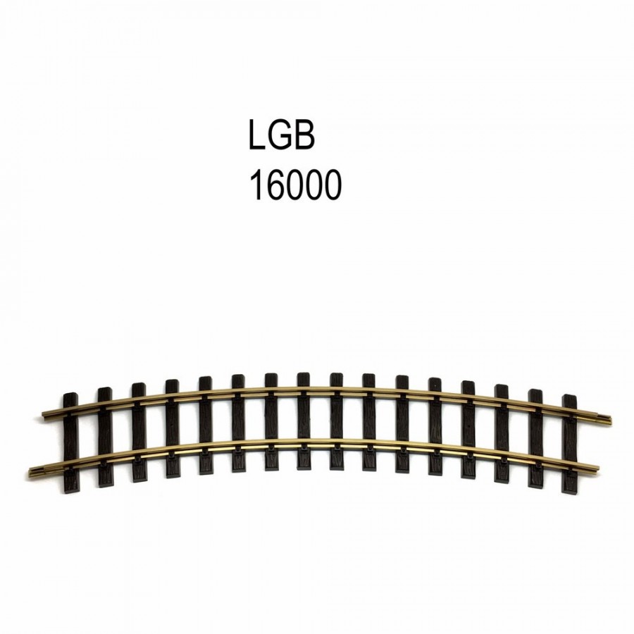 Rail courbe R3 2390mm 22.5 degrés train de jardin -G-1/28-LGB 16000