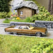 Cadillac coupé Deville, marron métallisé, 1972 - BREKINA 18130 - HO 1/87