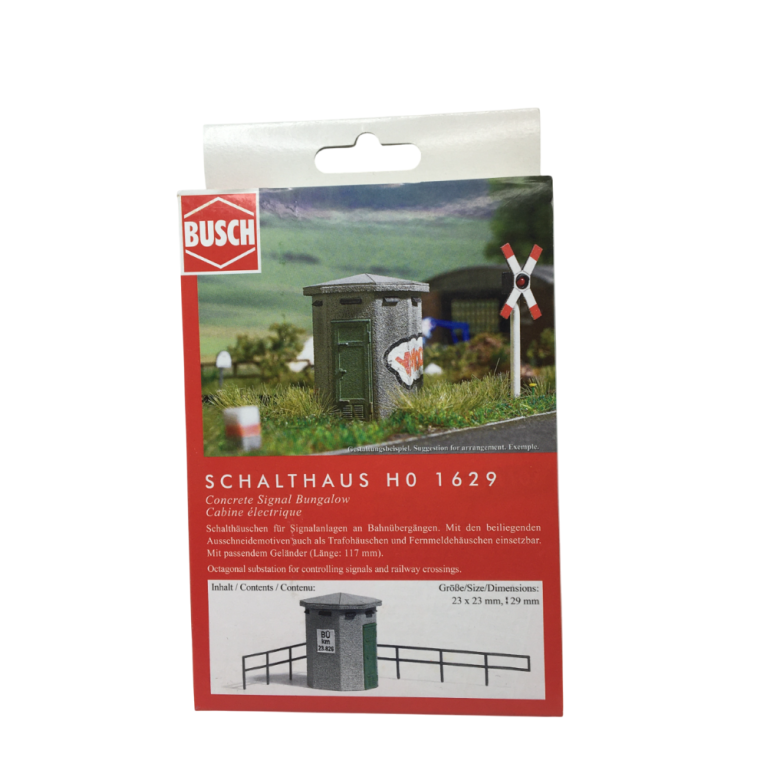 Bungalow octogonal en béton - BUSCH 1629 - HO 1/87