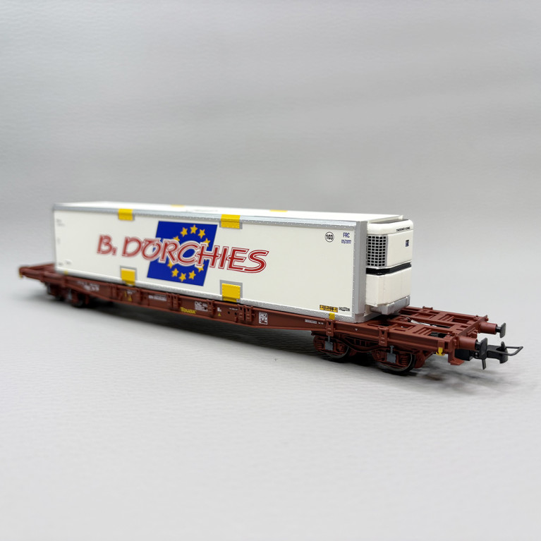 Wagon porte conteneurs S70, "B. Dorchies", TOUAX - JOUEF HJ6279