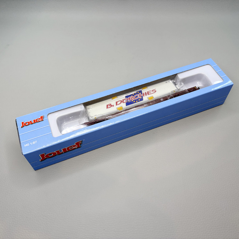 Wagon porte conteneurs S70, "B. Dorchies", TOUAX - JOUEF HJ6279
