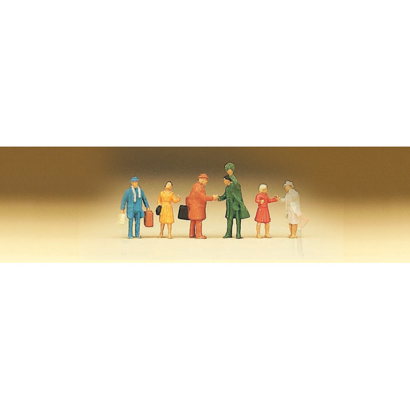 Passagers arrivant - PREISER 79028 - HO 1/87