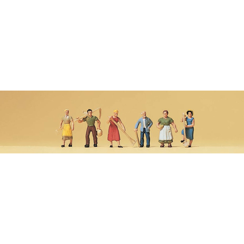 Ouvriers agricoles - PREISER 79040 - HO 1/87