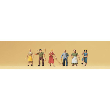 Ouvriers agricoles - PREISER 79040 - HO 1/87
