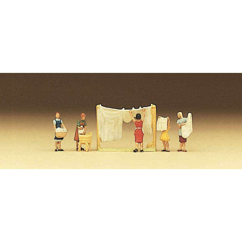 Blanchisseuses - PREISER 79050 - HO 1/87