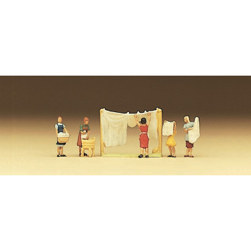 Blanchisseuses - PREISER 79050 - HO 1/87