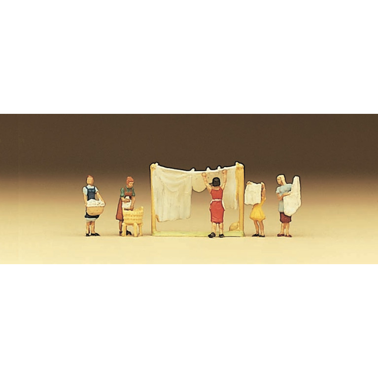 Blanchisseuses - PREISER 79050 - HO 1/87
