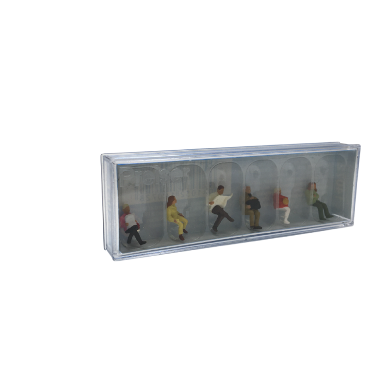 Voyageurs assis - PREISER 14072 - HO 1/87