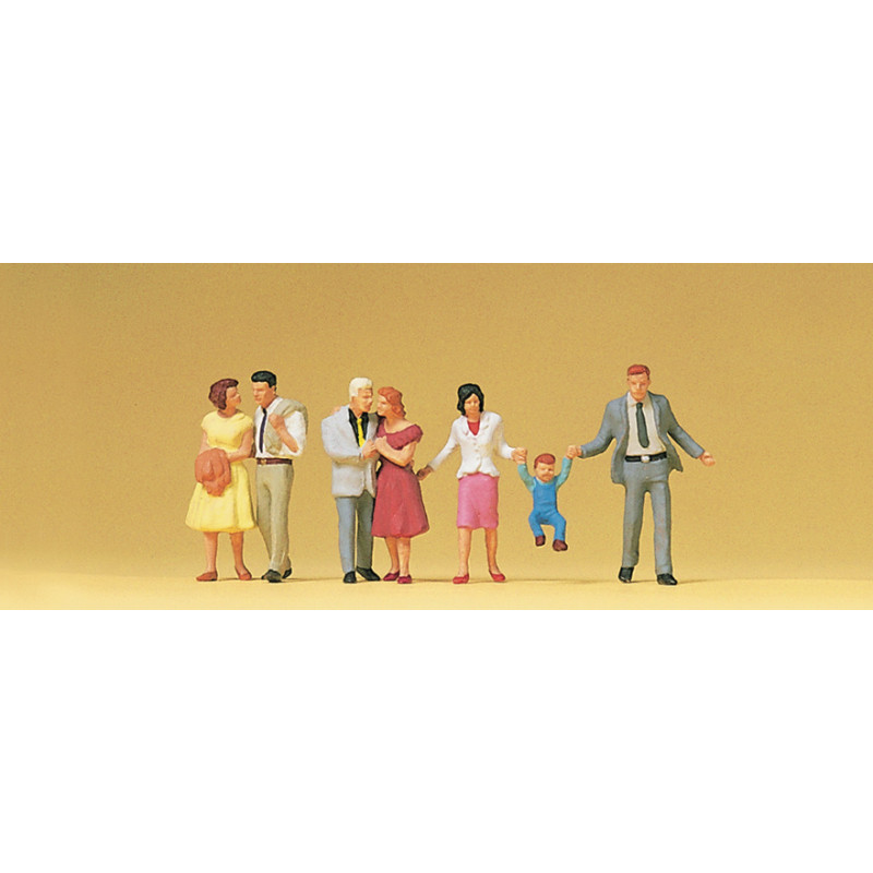 Couples marchants - PREISER 79190 - N 1/160