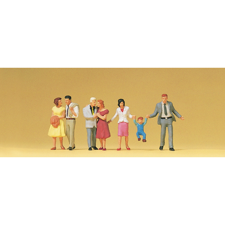 Couples marchants - PREISER 79190 - N 1/160