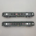2 voitures USI courte 2CL B10t U60, logo encadré jaune, SNCF - LSMODELS 40022