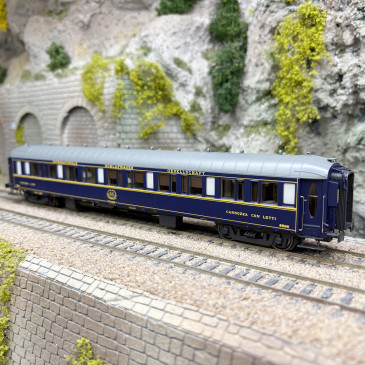 Voiture-lits type WL lx16 "EIC", Français / Allemand, CIWL, Ep. IVa, éclairage - LSMODELS 49243 - HO 1/87