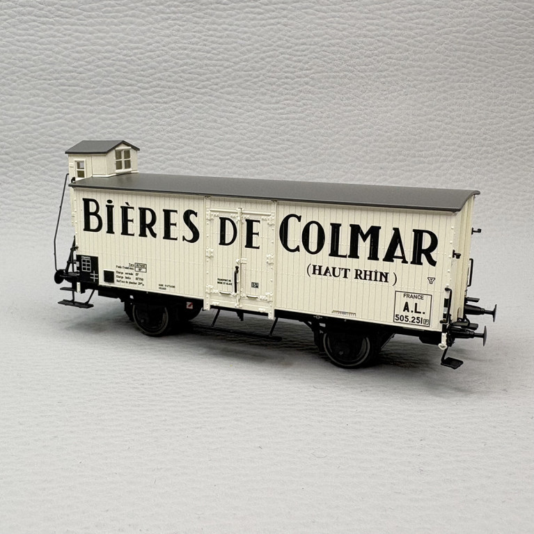 Wagon couvert avec guérite, "Bières de Colmar", A.L. - BRAWA 51257