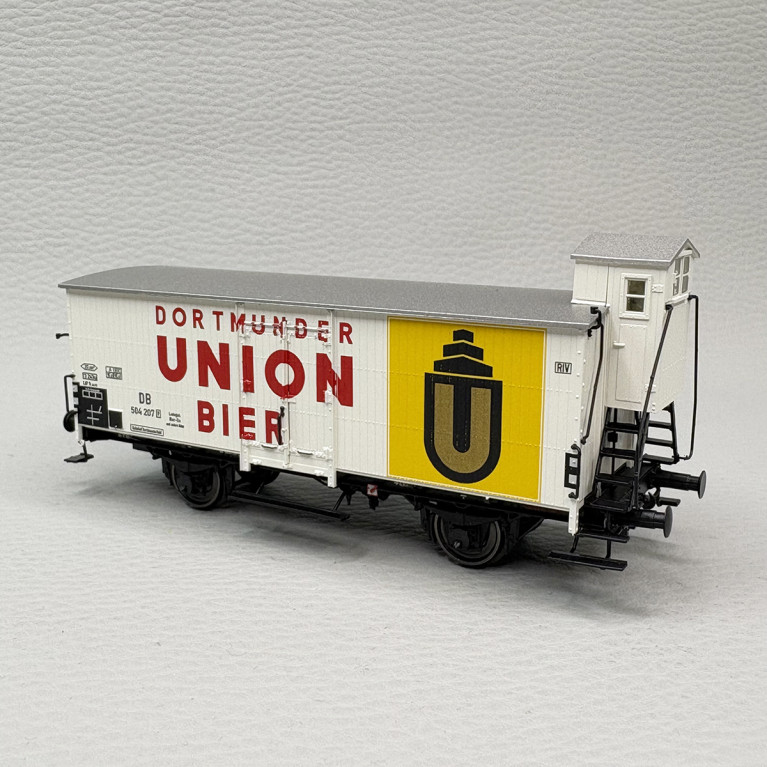 Wagon couvert avec guérite, "Bières Dortmunder Union", DB - BRAWA 51255