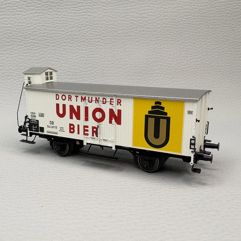 Wagon couvert avec guérite, "Bières Dortmunder Union", DB - BRAWA 51255