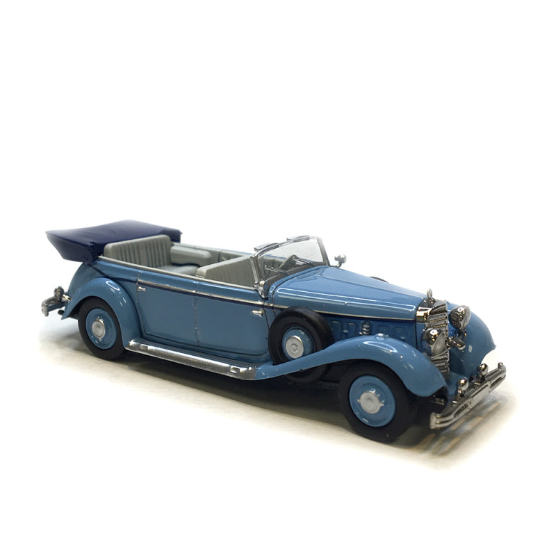 Mercedes Benz 770K cabriolet, bleu clair, 1938 - BREKINA 21057 - HO 1/87