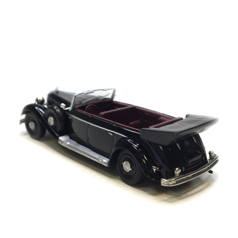 Mercedes Benz 770K cabriolet, noire, 1938 - BREKINA 21058 - HO 1/87