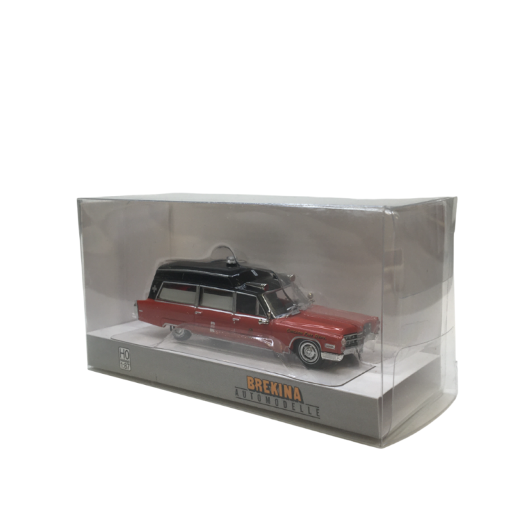 Cadillac Miller Meteror, Chicago Fire Dept, 1966 - BREKINA 19780 - HO 1/87
