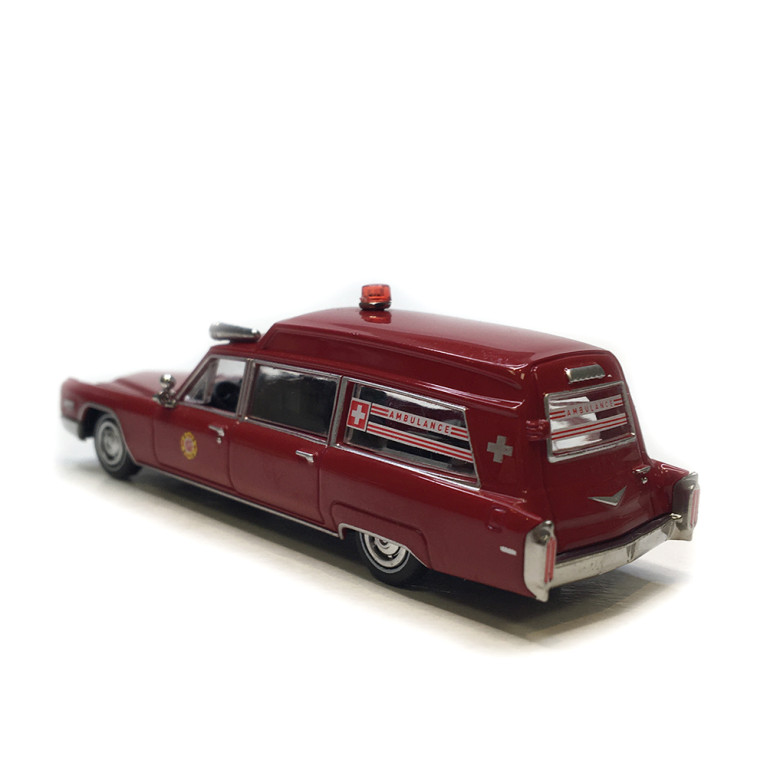 Cadillac Miller Meteror, rouge, 1966 - BREKINA 19775 - HO 1/87