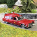 Cadillac Miller Meteror, rouge, 1966 - BREKINA 19775 - HO 1/87