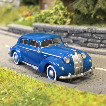 Opel Admiral, bleu, 1938 - BREKINA 20456 - HO 1/87