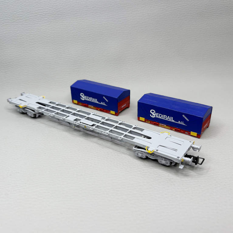 Wagon porte conteneurs Sgss, "Spedirail", SNCF - JOUEF HJ6303