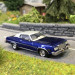 Ford Gran Torino, bleu foncé métallisé/gris clair, 1976 - BREKINA 19731- HO 1/87