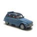 Citroën Dyane avec conductrice et passager, bleu, 1973 - SAI 1330 - HO 1/87