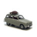 Citroën AMI 6 Break, gris rosé, galerie de toit et 2 valises - SAI 1711 - HO 1/87