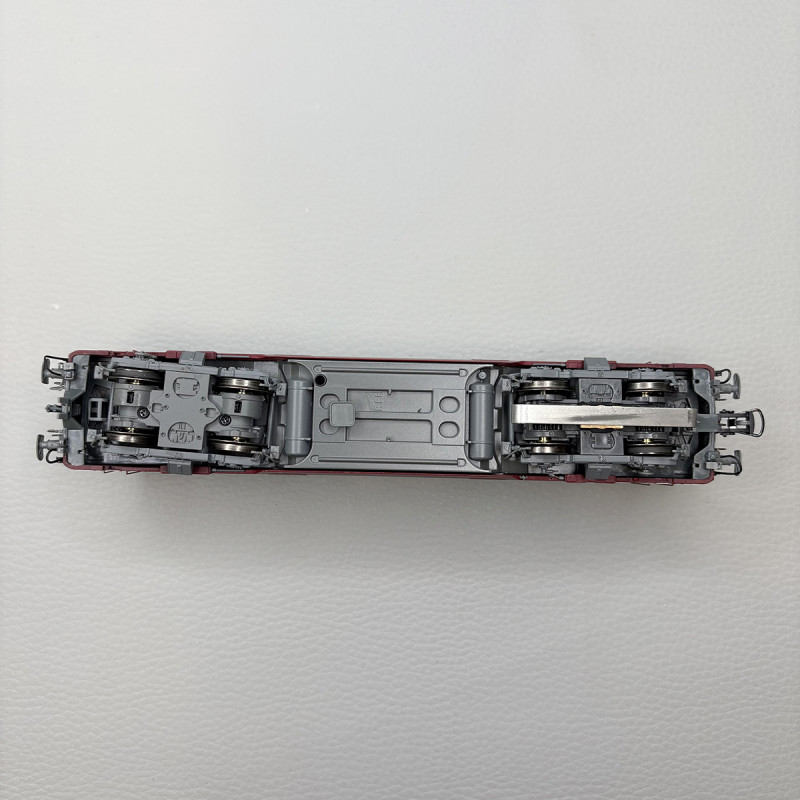 Locomotive diesel  BB 67613, rouge Capitole, logo nouille, SNCF - REE MB-243SAC