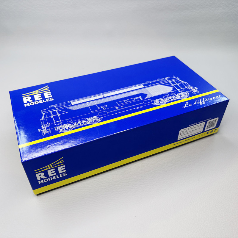 Locomotive diesel  BB 67471, FRET, logo Casquette, Longueau, SNCF - REE MB-241SAC