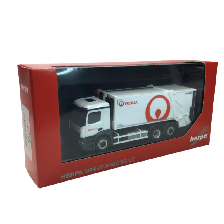 Mercedes-Benz Actros M compacteur à déchets "VEOLIA" - HERPA 319102 - HO 1/87