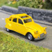 Citroën 2CV avec queue, jaune mimosa - HERPA 027632-006 - HO 1/87